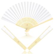 Plain White Paper Fans