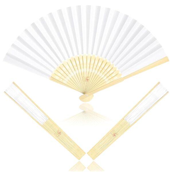 Plain White Paper Fans