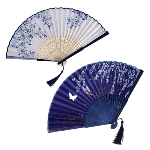 2 Pcs Hand Fan Manual